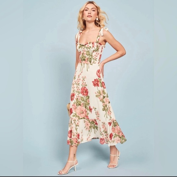 Reformation Dresses & Skirts - REFORMATION Nikita Floral Midi Dress Size 8 New With Tags